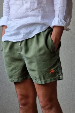 Bañador de hombre verde militar