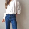 Blusa de mujer oversize blanca