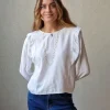 Blusa teen circulos blanca