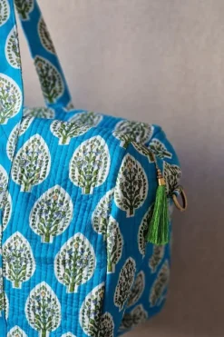 Bolsas con telas indias y opción de personalizar turquesa