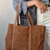 Bolso ante shopping camel