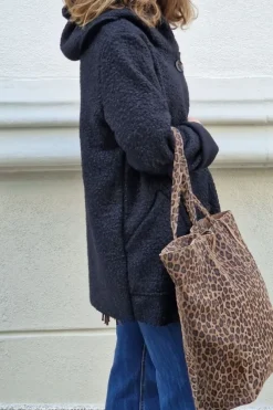Bolso de piel shopping animal print