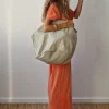 Bolso de playa oversize beige con opción de personalizar