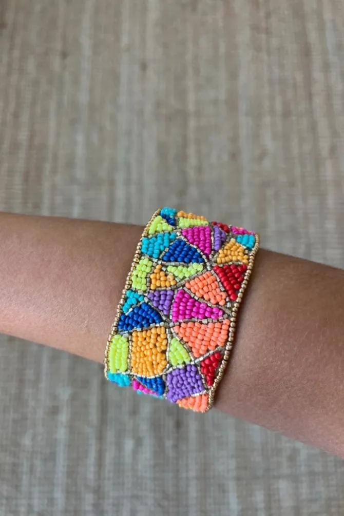 Brazalete ajustable multicolor