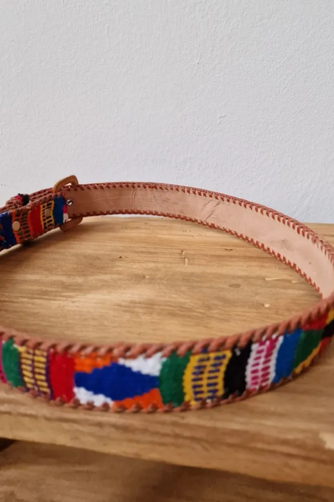 Cinturón unisex kilim multicolor
