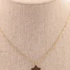 Collar acero estrella d Dorado
