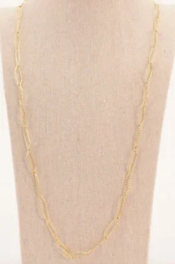 Collar largo eslabones