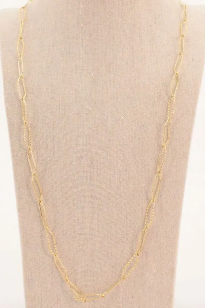 Collar largo eslabones