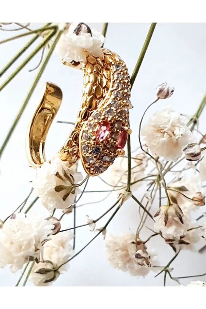 EARCUFF SERPIENTE DORADA