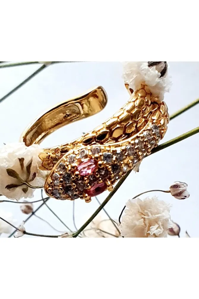 EARCUFF SERPIENTE DORADA