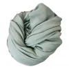 Fular liso verde salvia
