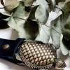 Hebilla combinable plateada tortuga