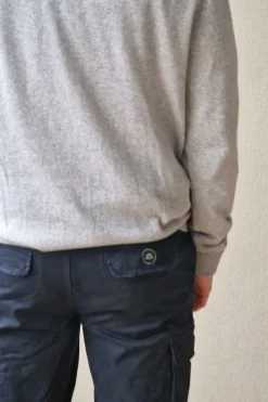 Pantalón cargo azul marino hombre
