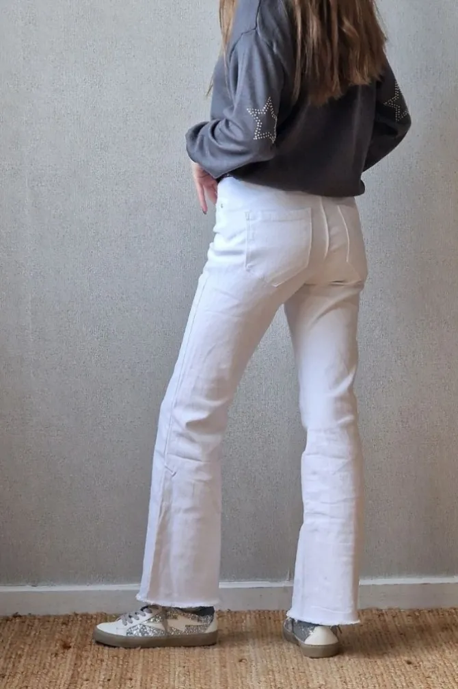 Pantalón vaquero blanco