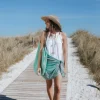 Pareo grande verde mint