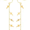 Pendientes de acero cruces