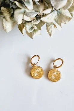 Pendientes de acero mediado espiral