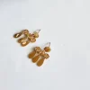 Pendientes lagrimas acero pequeño
