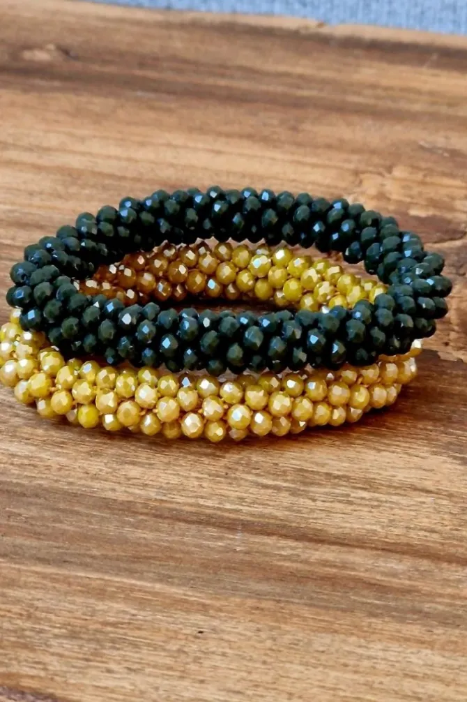 Pulsera piedras de colores