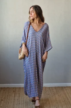 vestido atomo azul